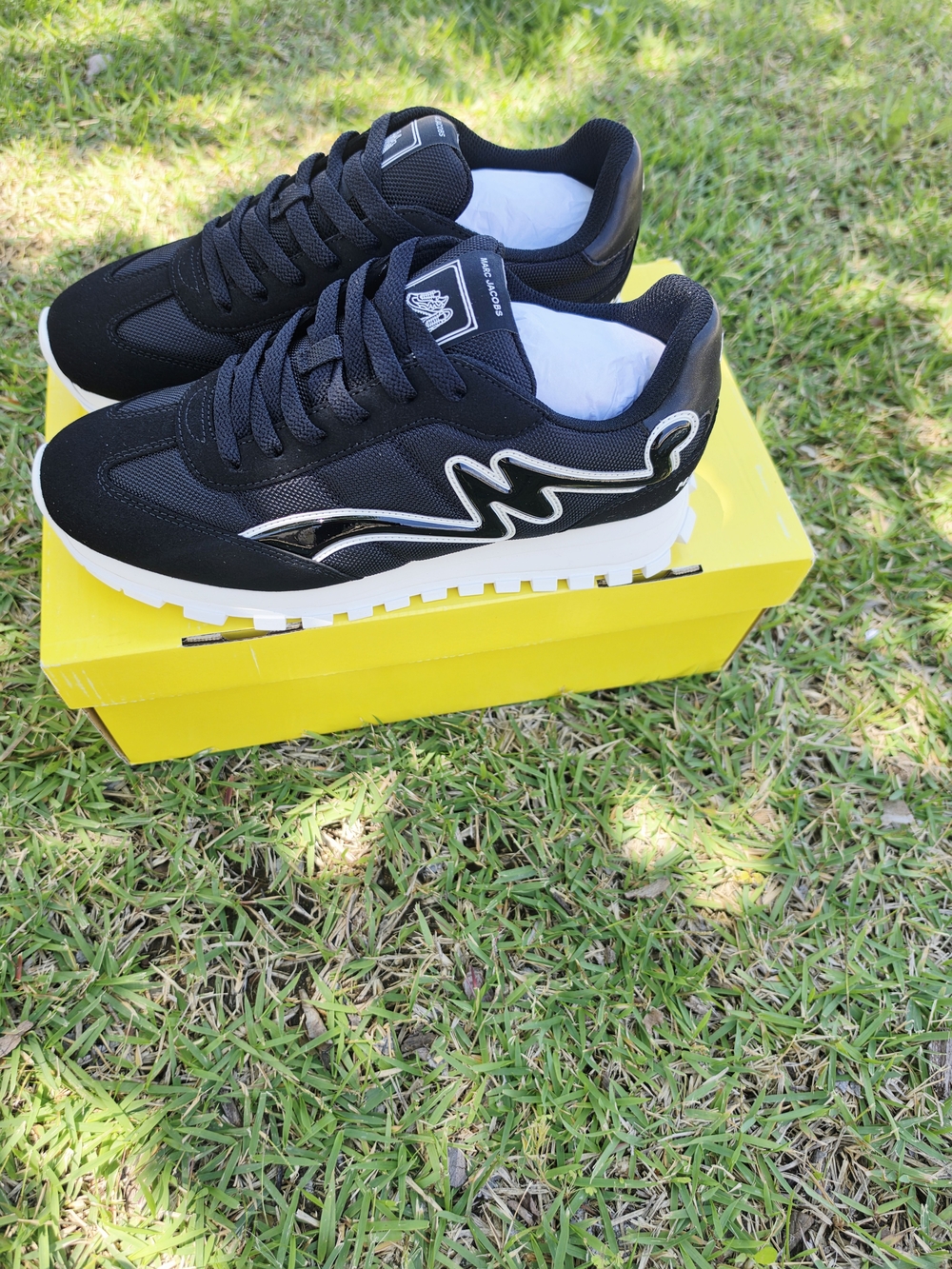 Marc Jacobs Black and White Women's Sneakers
